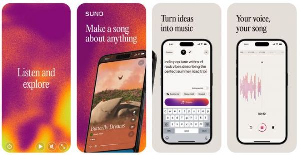 iOS 版 Suno App 上线每天可免费生成 5 首歌曲