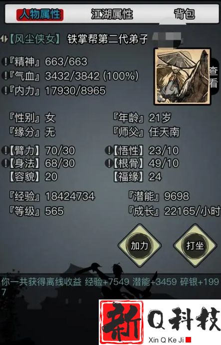 放置江湖一转怎么加点
