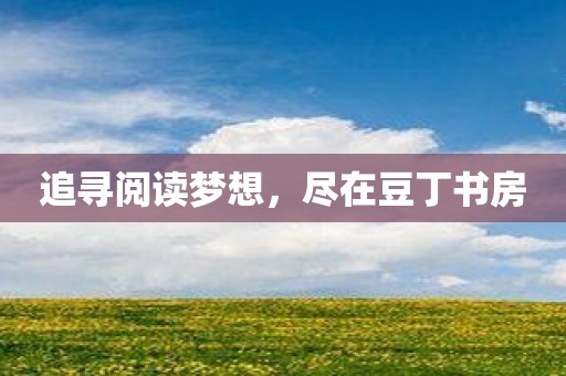 追寻阅读梦想，尽在豆丁书房