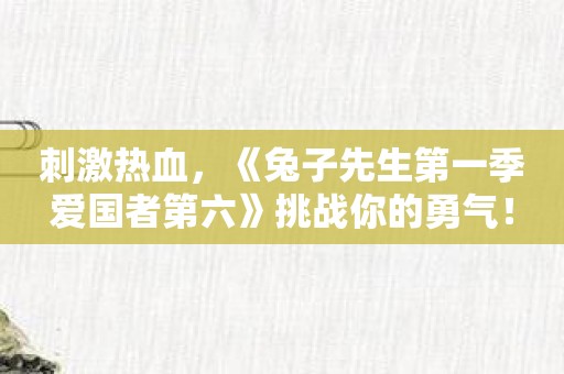 刺激热血，《兔子先生第一季爱国者第六》挑战你的勇气！